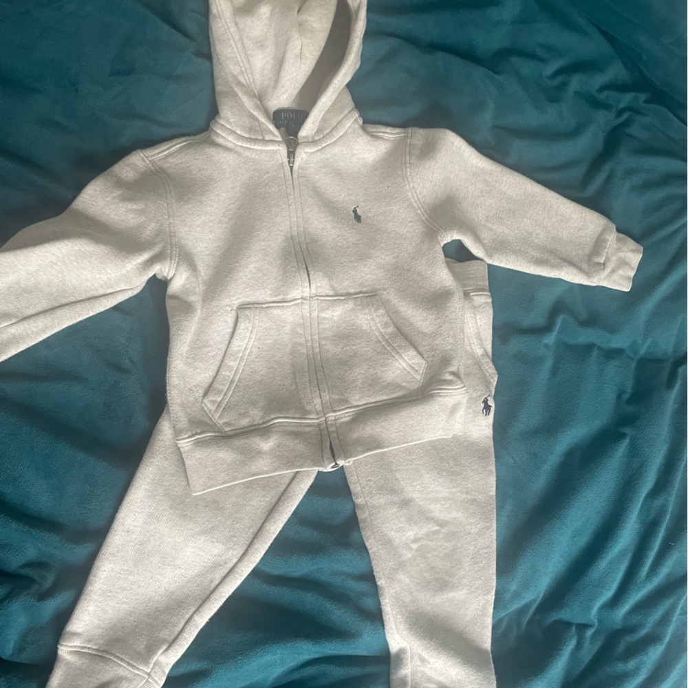 Toddler Boy Polo Sweatsuit (3T)